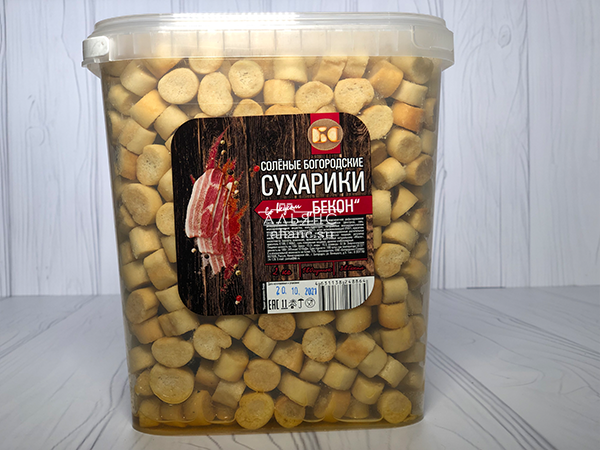 Сухарики с беконом в Кашире