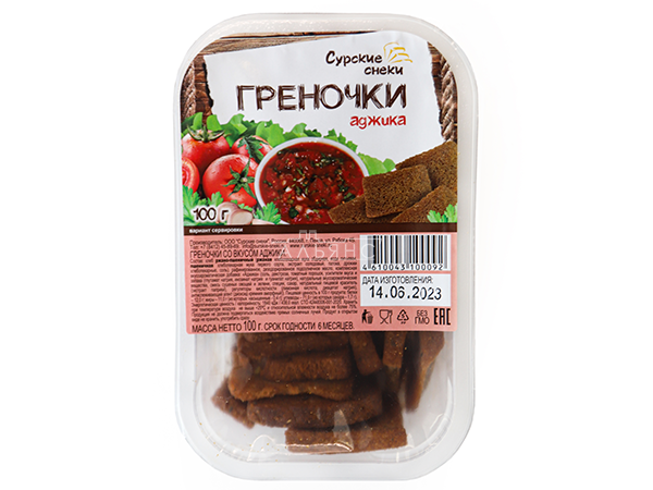 Сурские гренки с Аджикой (100 гр) в Кашире