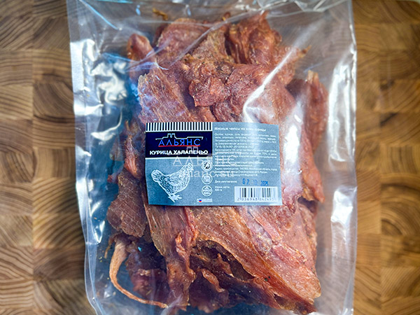 Мясо (АЛЬЯНС) вяленое курица 500гр "С халапеньо" в Кашире