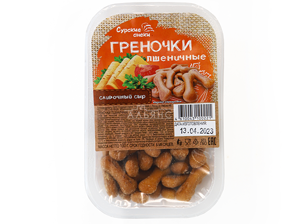 Сурские (ПШЕНИЧНЫЕ) Сливочный сыр (100 гр) в Кашире