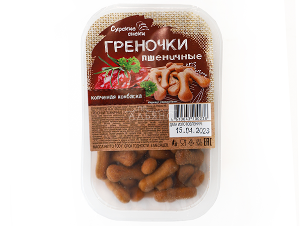 Сурские (ПШЕНИЧНЫЕ) Копченая колбаска (100 гр) в Кашире