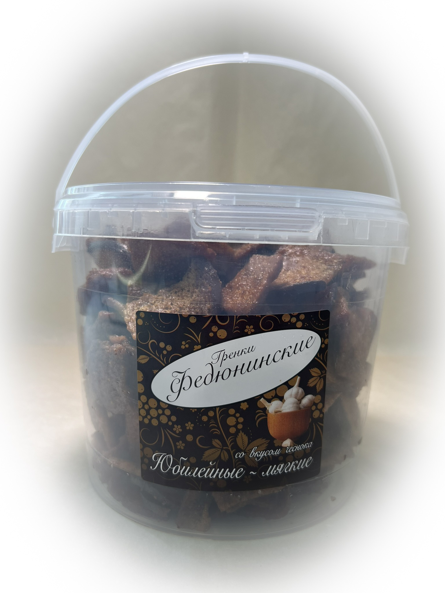 Гренки "ФЕДЮНИНСКИЕ" "Чеснок" (ведро 900 гр.) в Кашире