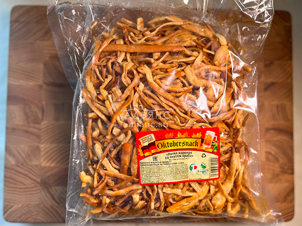 Нитка ЖАРЕНАЯ "Краб" Oktobtersnak 1 кг (сырный продукт) в Кашире