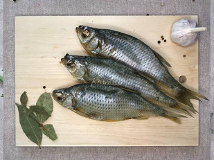 Картофель «Бруто» с солью 70 гр.: Красноперка вяленая