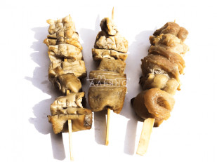 Лещ холодного копчения: Шашлычок из щуки холодного копчения