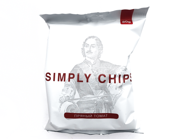 Картофельные чипсы "Simple chips" Пряный томат 80 гр. в Кашире